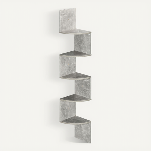 Etagère D'angle Design Zig Zag 5 Niveaux