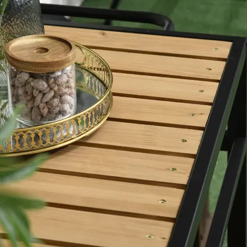 Desserte De Jardin En Bois Et Métal