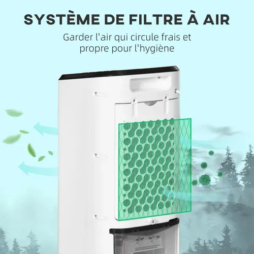 Ventilateur Rafraichisseur Humidificateur 3 En 1 Avec Télécommande
