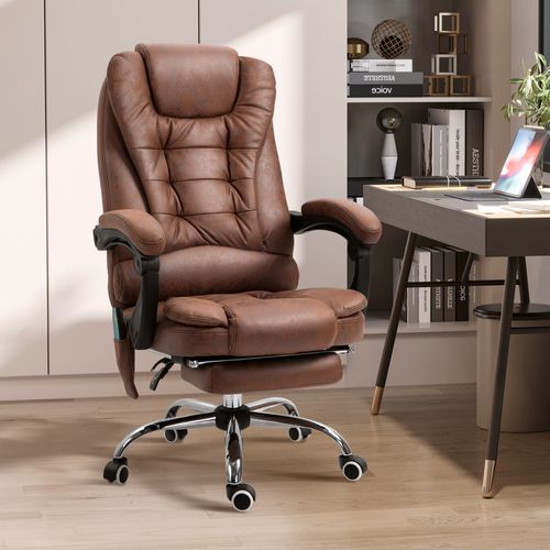 Fauteuil De Bureau Direction Massant Chauffant Tissu