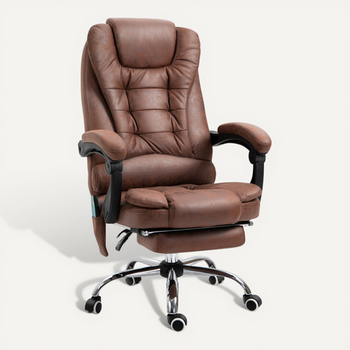 Fauteuil De Bureau Direction Massant Chauffant Tissu