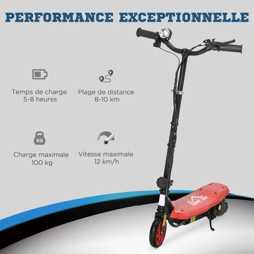 Trottinette Électrique Enfant Pliable Réglable 120 W