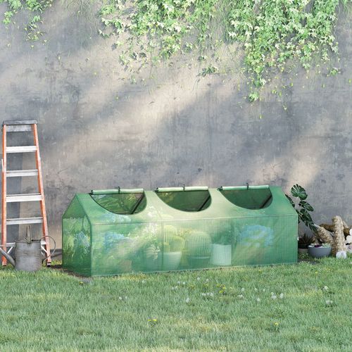 Mini Serre De Jardin 3 Fenêtres Acier Thermolaqué Pe