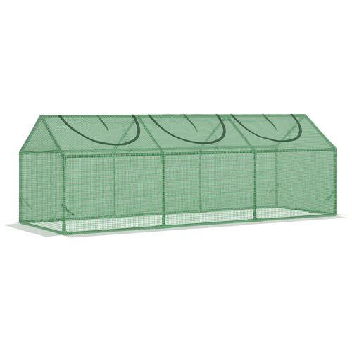 Mini Serre De Jardin 3 Fenêtres Acier Thermolaqué Pe