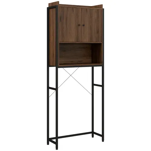 Meuble Wc Meuble Dessus Toilettes Style Industriel 2 Portes Niche
