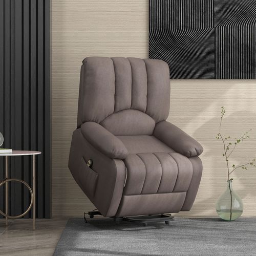 Fauteuil Releveur De Relaxation Inclinable Microfibre Polyester