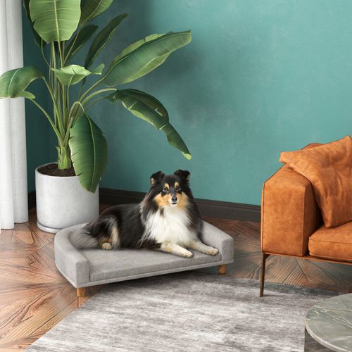 Lit Canapé Chien Chat Design Scandinave Déhoussable Tissu