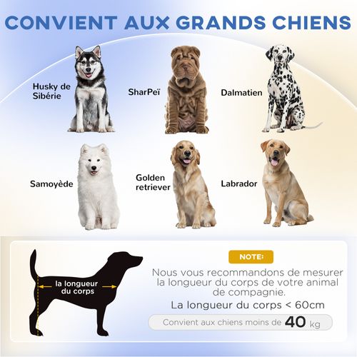 Lit Canapé Chien Chat Design Scandinave Déhoussable Tissu