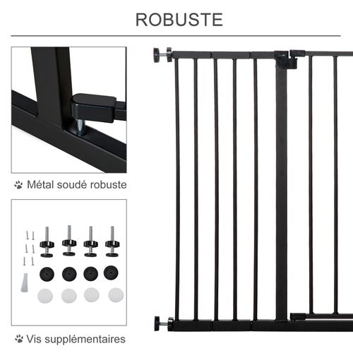 Barrière De Sécurité Longueur Réglable Sans Perçage Métal Plastique