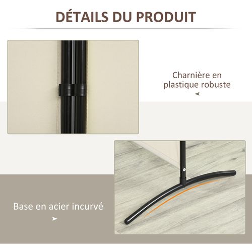 Paravent Séparateur 3 Panneaux Pliables - Separaz
