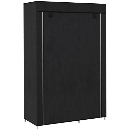 Armoire Penderie Multi-rangement - 6 étagères, 1 Barre - Non Tissé