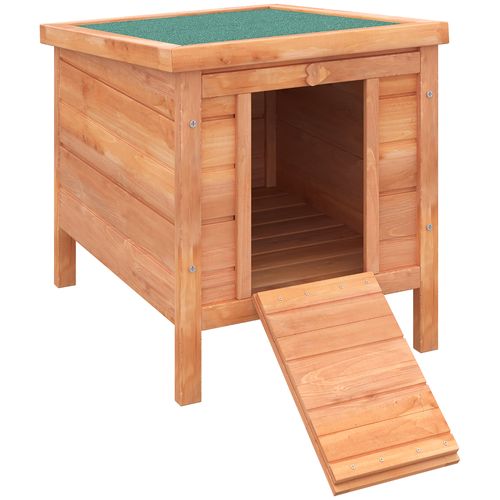 Clapier De Sol Niche Enclos Pour Lapin Bois Sapin Pré-huilé