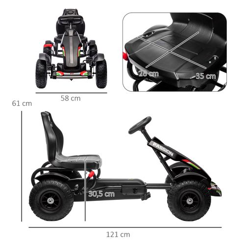 Kart à Pédales Enfant Go Kart Formule 1 Racing Passione Italia