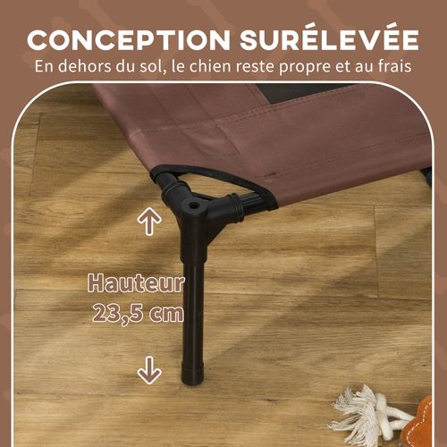 Lit XXL Pour Chien Chat Sur Pied + Parasol + Sac De Transport