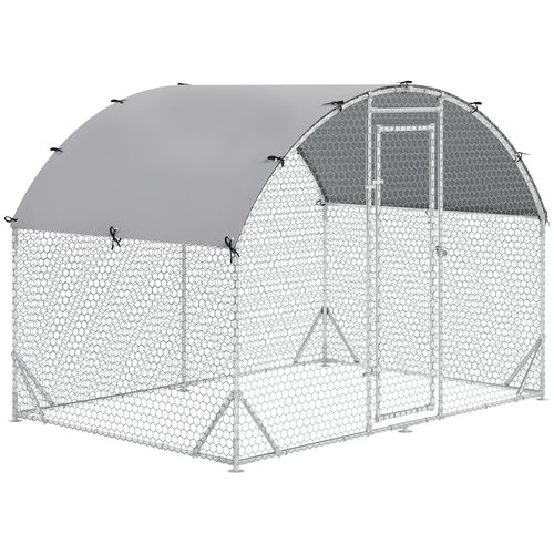 Enclos Poulailler Chenil Couvert 5,32 M² - Acier Galvanisé