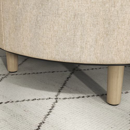 Pouf Repose-pied Tabouret Avec Coffre De Rangement Beige