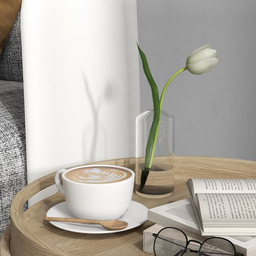 Pouf Repose-pied Tabouret Avec Coffre De Rangement Beige
