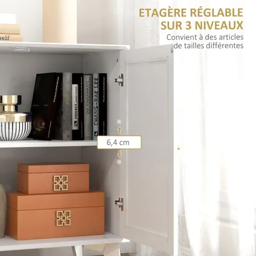 Desserte De Cuisine Style Néo-rétro - 3 étagères - Acier