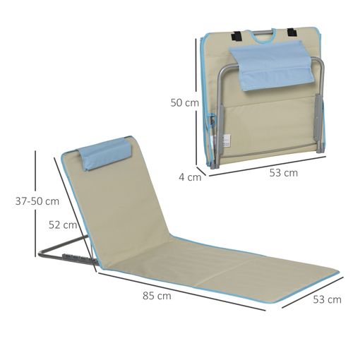 Lot De 2 Tapis De Plage Rembourrés Sac