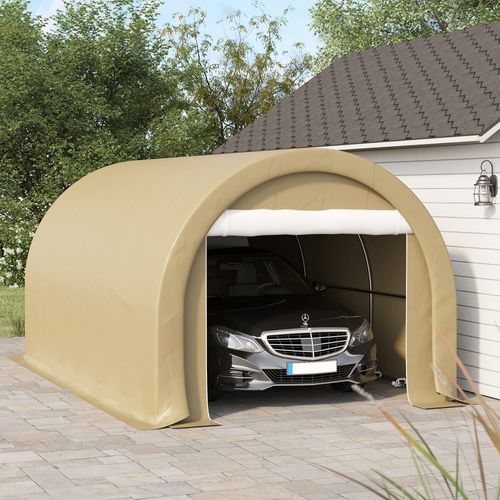 Tente Garage Carport 5x3m Acier Galvanisé Pe Haute Densité