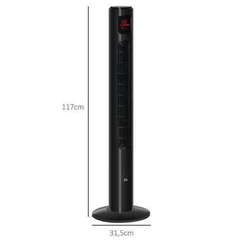 Ventilateur Colonne Tour Oscillant 45 W Télécommande