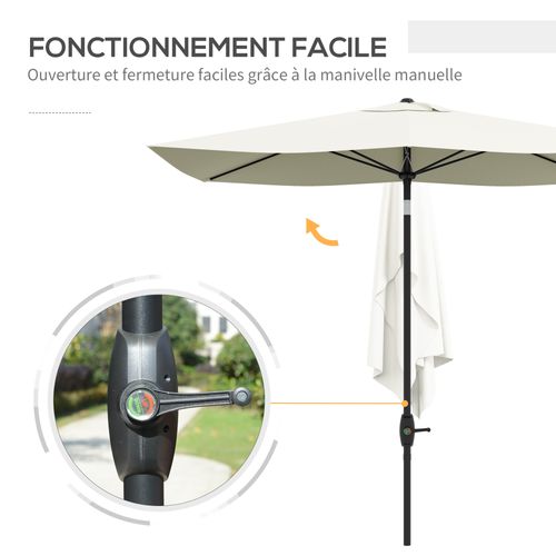 Parasol Inclinable De Jardin