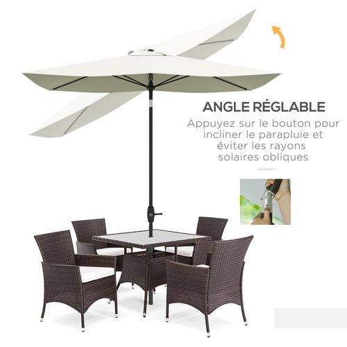 Parasol Inclinable De Jardin