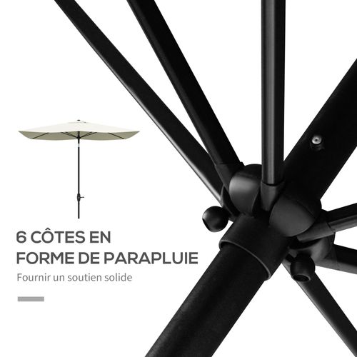 Parasol Inclinable De Jardin