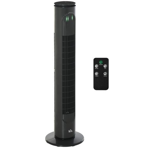 Ventilateur Colonne Tour Oscillant 45 W Avec Télécommande