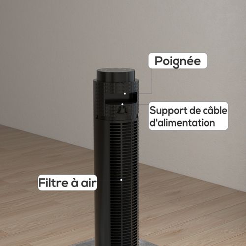 Ventilateur Colonne Tour Oscillant 45 W Noir Ventilateur BUT — free download