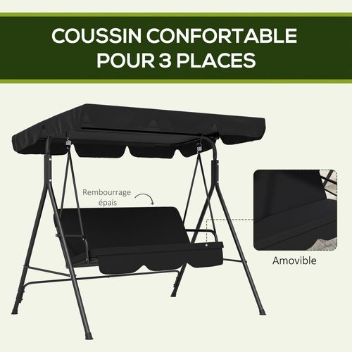 Balancelle De Jardin 3 Places