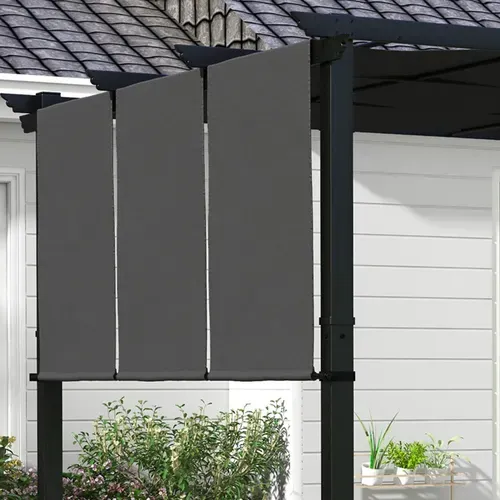 Pergola 3 Toiles Coulissantes - Dim. 2,97l X 2,97l X 2,38h M