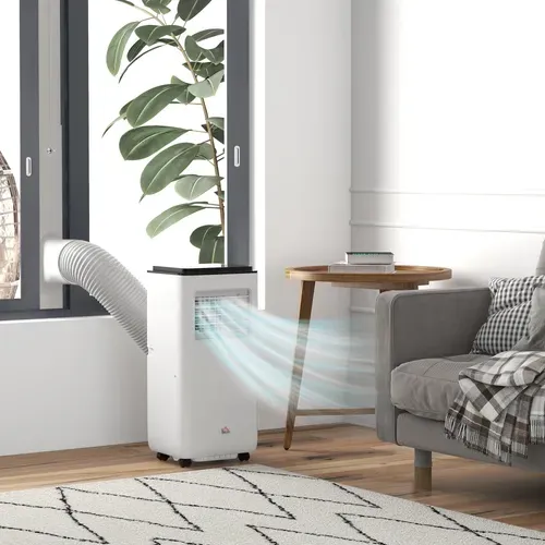 Climatiseur Ventilateur Déshumidificateur 10000 Btu/h - R290 - Télécommande, Timer - Blanc