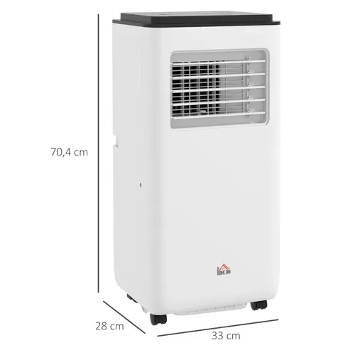 Climatiseur Ventilateur Déshumidificateur 10000 Btu/h - R290 - Télécommande, Timer - Blanc