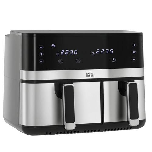 Friteuse à Air Air Fryer 2700w - Double Compartiment 8,5l - Noir