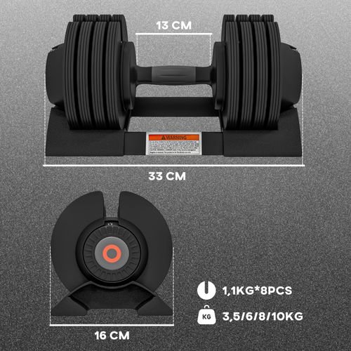 Ensemble d'haltères de musculation 2 x 20 kg - Barres courtes et