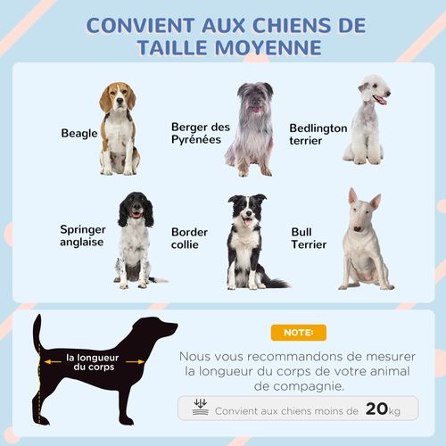 Niche Chien Design Chalet Sur Pied Plastique Noir Bois Blanc Gris