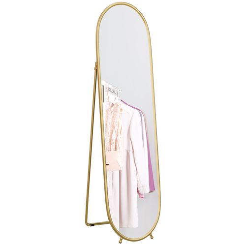Grand Miroir Oval Sur Pied Ou Mural