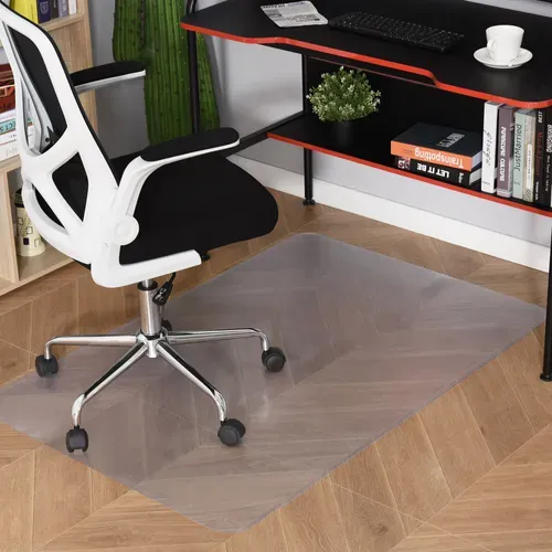 Tapis Protège-sol Chaise Bureau - 120l X 90l Cm Ép. 1,5 Mm - Pvc Transparent