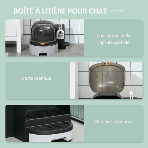 Maison De Toilette Litière Pour Chat Design Capsule Spatiale