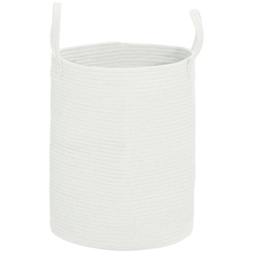 Panier à Linge Pliable Navaris - Lot De 2 Corbeilles 37L Avec Poignées Et Poche Latérale