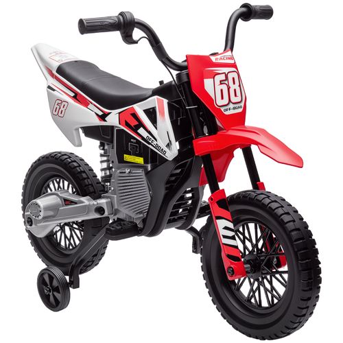 Moto Cross électrique Dirt Bike Enfant 2 Vitesses 2,4-5 Km/h Musiques
