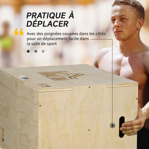 Box Jump Crossfit Pliométrie - Bois