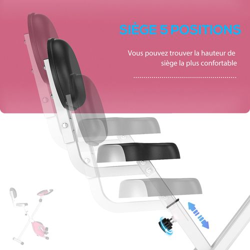 Vélo D'appartement Pliable Réglable Avec Dossier - Bikeez