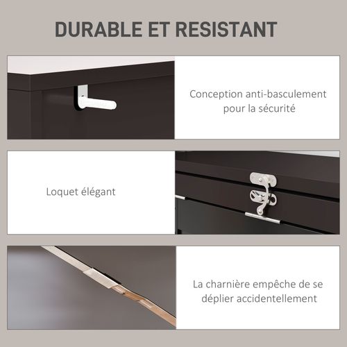Bureau Mural Pliable Bibliothèque Avec Tableau Craie Intégré