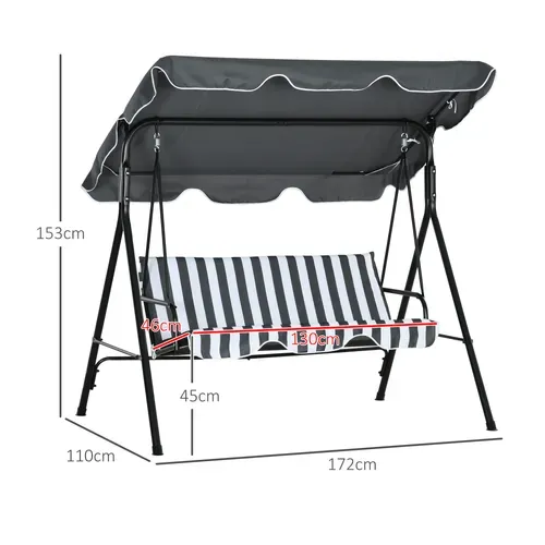 Balancelle De Jardin 3 Places