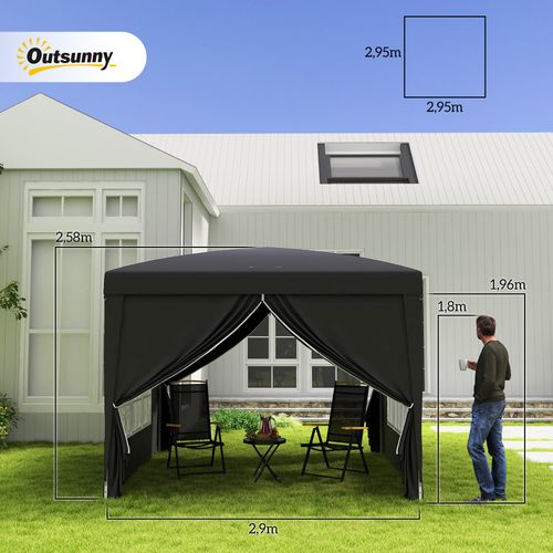 Barnum Pop-up Pliant Dim. 3l X 3l X 2,58h M 2 Fenêtres Sac