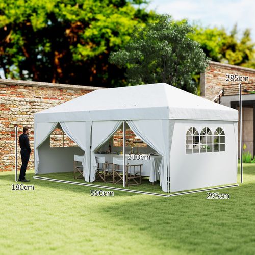 Tonnelle Barnum Pliant Pop-up 5,9l X 2,95l X 2,85h M