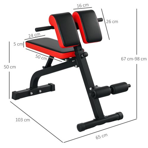 Banc De Musculation Réglable Acier Noir