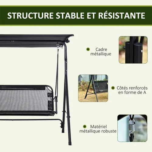 Balancelle De Jardin 2 Places